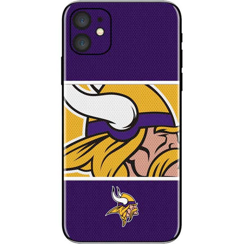 NFL Minnesota Vikings Zone Block iPhone 11 Skin